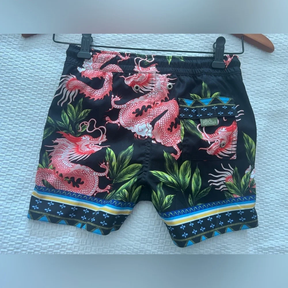 AGUA BENDITA BOYS SWIM SHORTS NICK VOILA NWT